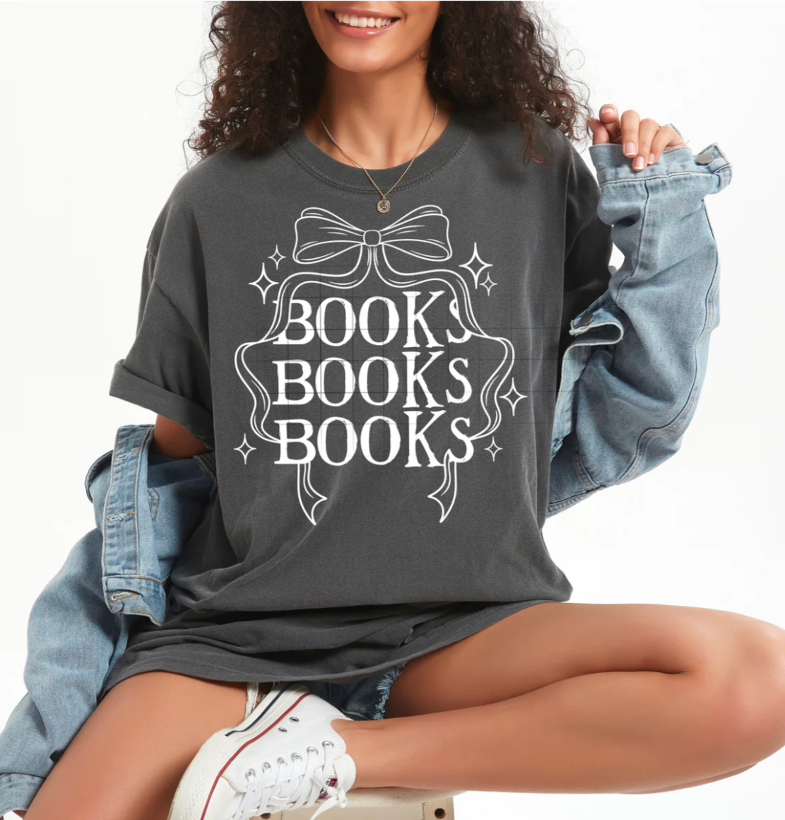 $2.50 Single color DTF Transfer- BOOKS