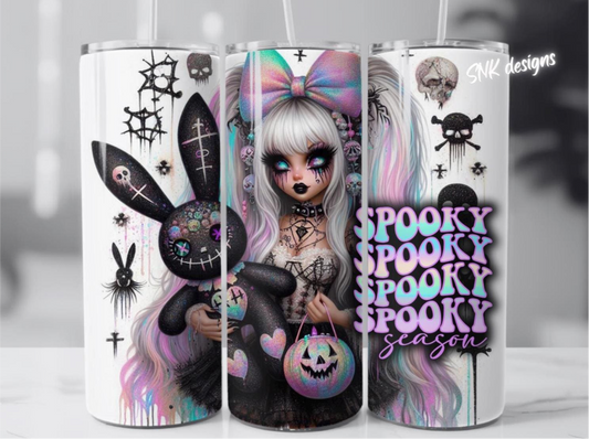 Sublimation transfer 20oz tumbler - Spooky season