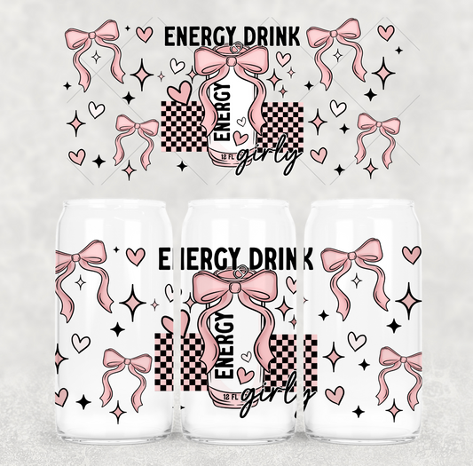 16oz Uv DTF wrap- Energy drink