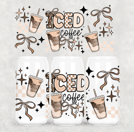 16oz Uv DTF wrap- Neutral coffee
