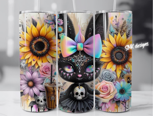 Sublimation transfer 20oz tumbler - Spooky doll