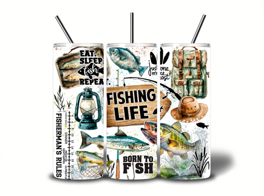 Sublimation transfer - Fishing life