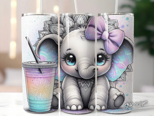 Sublimation transfer  - Cute baby elephant