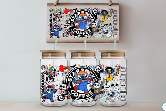 16oz  Uv DTF - Blue besties