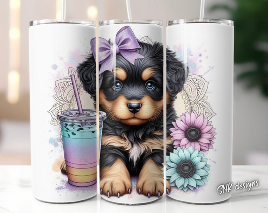 Sublimation transfer  - Cute baby Rottweiler 2