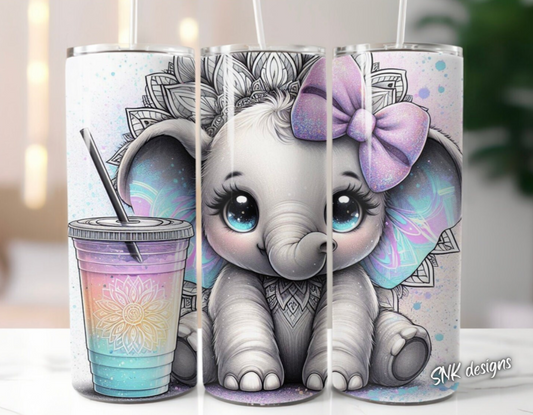 Sublimation transfer  - Cute baby elephant