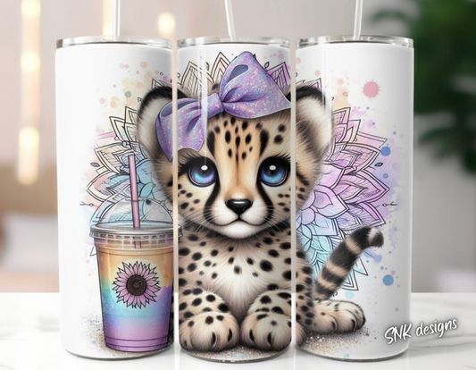 Sublimation transfer  - Cute baby Cheetah cub