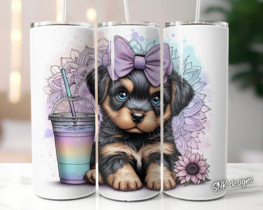 Sublimation transfer  - Cute baby Rottweiler puppy