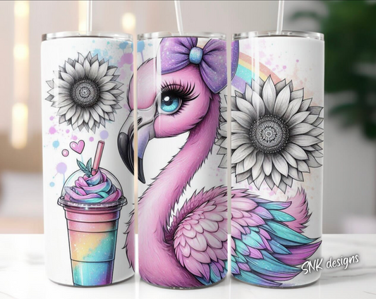 Sublimation transfer - Cute baby flamingo 2