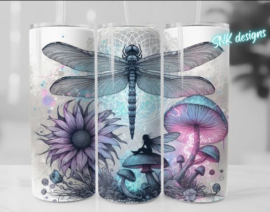 Sublimation transfer -  Enchanted Dragonfly