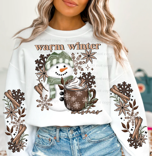 Sleeve DTF Transfers - Warm winter wishes