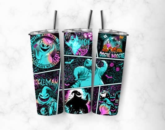 Sublimation transfer Blue man 20oz tumbler