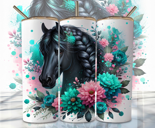 Sublimation transfer - Black majestic horse