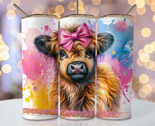 Sublimation transfer - Colorful cow