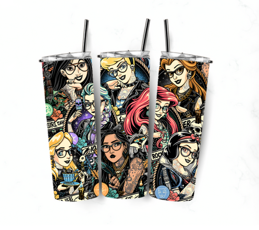 Sublimation transfer 20oz tumbler - Spooky squad 3