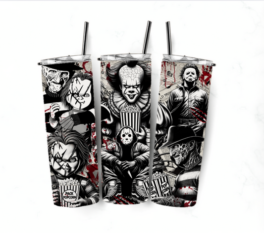 Sublimation transfer 20oz tumbler - Spooky squad